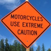 Motorcycle Safety Sign