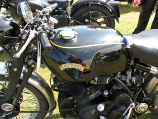 Another nice older motorcycle, obviously well-cared for.